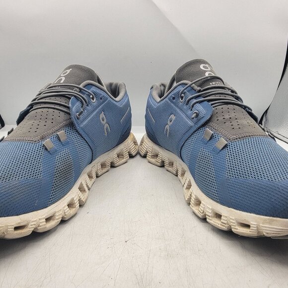 On Cloud 5 Mens 10.5 Blue Stellar Eclipse Athletic Shoes Running Walking Comfort - Picture 2 of 14